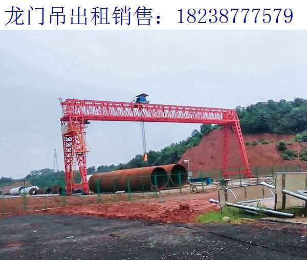 甘肅酒泉門式起重機廠家 關(guān)于路橋門機合適的捆綁位置