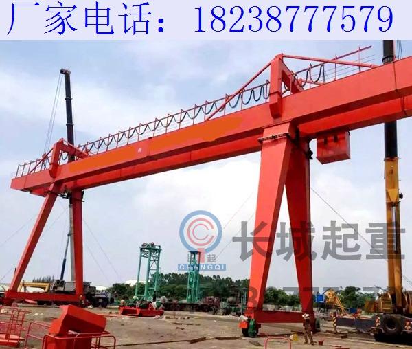 甘肅臨夏60噸龍門吊廠家 大跨度龍門吊的結構設計