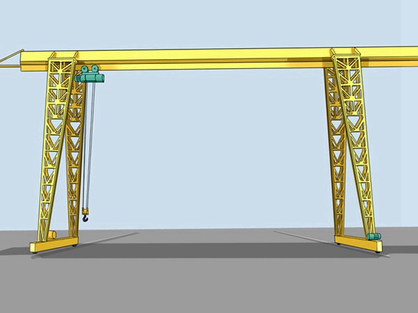 廣西南寧龍門吊廠家60噸軌道龍門吊結構