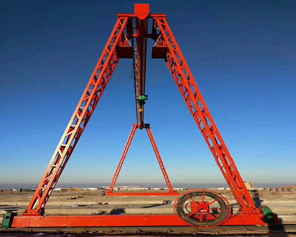 黑龍江雙鴨山龍門吊廠家施工也要看天氣