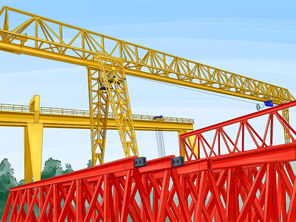 河南商丘龍門吊公司專人吊裝設備